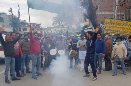 जम्मू के पुलवामा में शहीद हुवे सैनिकों का वायु सेना ने लिया बदला पर पोंटा शहर पर में जशन