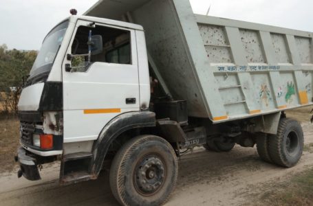 वन परिक्षेत्र भगानी में छापेमारी अवैध खनन करते पकड़े  ट्रक  संचालकों को किया 71 हजार जुर्माना |