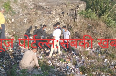 नघेता यूथ क्लब ने चलाया स्वच्छता अभियान /… नेहरू युवा केन्द्र के सौजन्य से कार्यक्रम का आयोजन ।