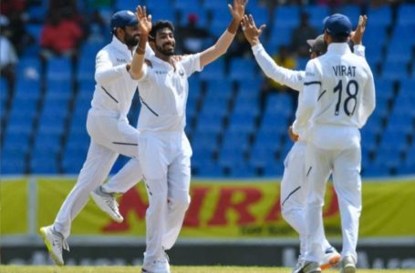 भारत की वेस्टइंडीज से प्रथम टेस्ट मैच में  318 रनों से जीत। जसप्रीत बुमराह के तूफानी स्पेल के आगे विरोधी टीम 100 रन पर ढ़ेर।