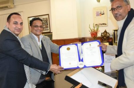 राष्ट्रीय स्तर पर उत्तराखण्ड को मिला मोस्ट फिल्म फ्रेंडली स्टेट का प्रथम पुरस्कार |