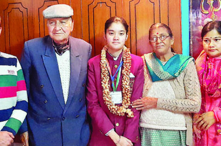 राष्ट्रपति वीरता पुरस्कार से सम्मानित पालमपुर की बेटी को देश सेवा का जुनून, दादा को मानती हैं प्रेरणा |
