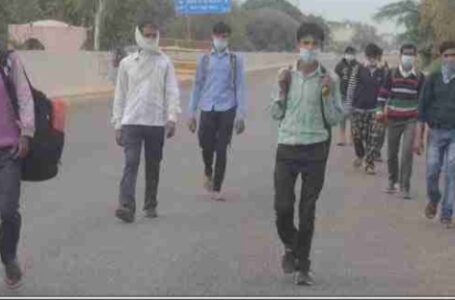 उत्तराखंड से 29 मजदूर रविवार को 125 किलोमीटर पैदल चलकर नौहराधार पहुंच ,चार को हल्का बुखार, आइसोलेशन में रखे……