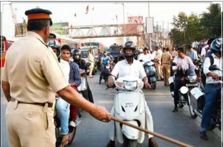लॉक डाउन के दौरान संगड़ाह में 11 वाहनों के चालान