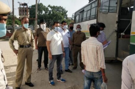 रविवार को उत्तरप्रदेश जाने वाले 99 कामगारों को सिरमौर से कालका के लिए रवाना
