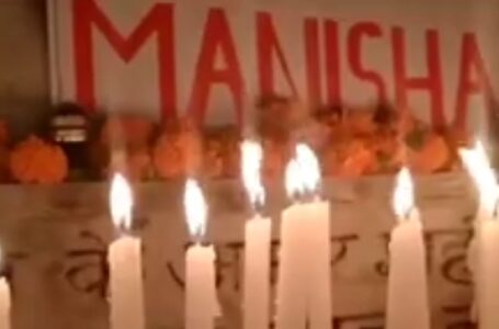 हाथरस गैंगरेप में पीड़िता को इंसाफ  दिलाने के लिए पांवटा में निकाला कैंडल मार्च