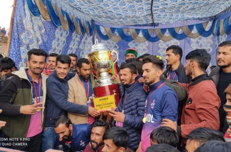 धारवा में आयोजित क्रिकेट टूर्नामेंट में भटनोल की टीम हुई विजय ,शिरगुल क्लब धारवा ने विजय टीम को 71 हजार रुपए इनाम व ट्रॉफी दी