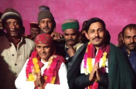 बड़ोल पंचायत की जनता ने सर्वसम्मति से चुने प्रधान व उपप्रधान