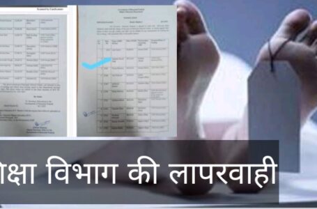 भविष्य की नीव रंखने वाले विभाग की लापरवाही ,मृतक शिक्षक की 16 माहं बाद पदोन्नती व् तबादला