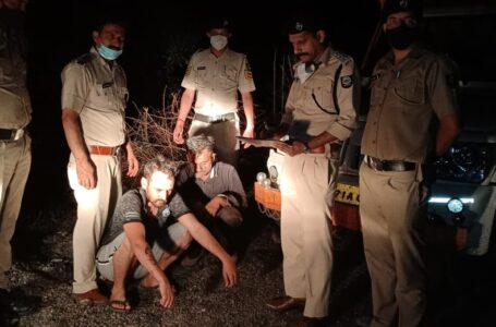 रेणुकाजी- हैरोईन और  चिट्टे के साथ दो लोग गिरफ़्तार