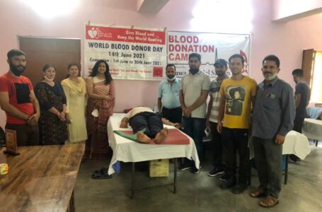 रक्त दान शिविर में युवा मंडल सतोन ने दिया 35 यूनिट रक्त