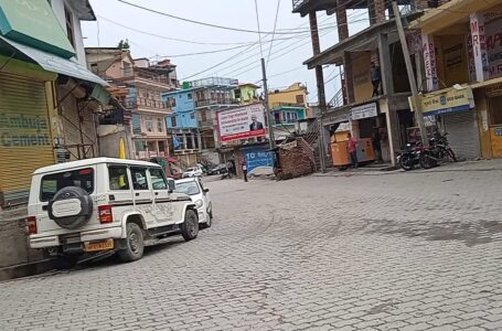 पूर्व मुख्यमंत्री वीरभद्र सिंह के निधन पर संगड़ाह बाजार रहा बंद
