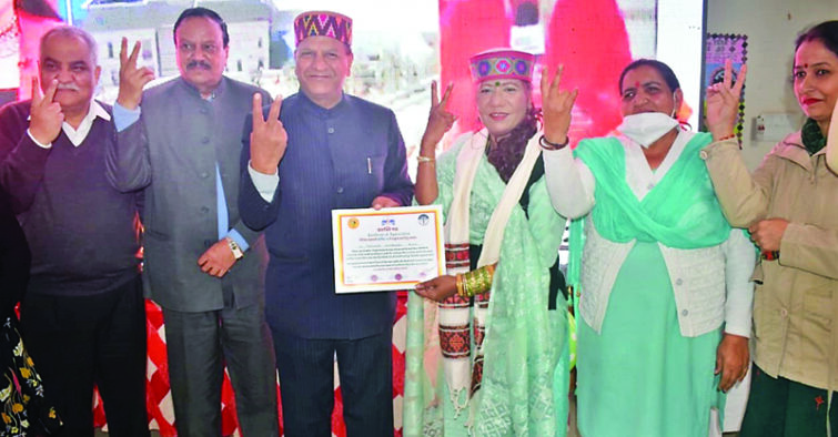 दूसरी खुराक का शत्-प्रतिशत लक्ष्य हासिल करने पर आयोजित किया गया भव्य कार्यक्रम