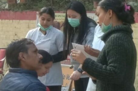 46 दंत रोगियों की मुफ्त जांच, निर्धन ग्रामीणों को घर पर ही मिलेगी मुफ्त जांच सुविधा