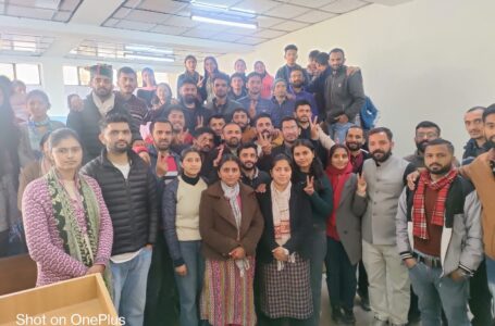 विश्वविद्यालय में लिया गया सिरमौर छात्र संगठन बनाने का निर्णय