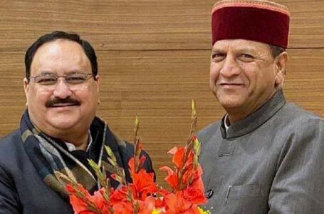 डॉ. राजीव बिंदल को हिमाचल प्रदेश भाजपा का नया अध्यक्ष किया नियुक्त