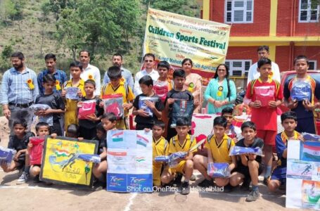 राष्ट्रीय बाल अधिकार संरक्षण आयोग द्वारा सिरमौर में बाल खेल उत्सव का आयोजन किया गया