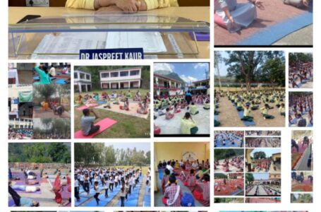पांवटा साहिब में योग दिवस पर 7000 लोगों  को करवाया योग-डॉ०जसप्रीत कौर