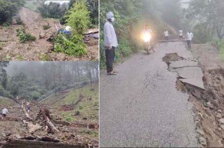 रिवालसर मार्ग स्थित गरौडू गांव के पास जंगल में फटा बादल ,आठ मकान और दर्जनों गौशालाएं ध्वस्त, 6 पशुओं की मौत