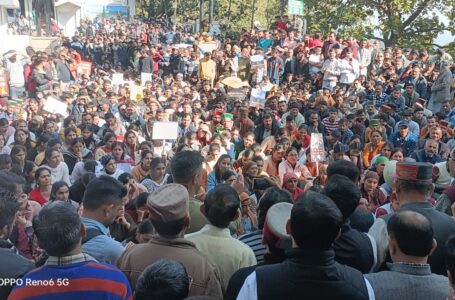 गिरिपार के सैकड़ों लोगों के साथ केंद्रीय हाटी समिति ने प्रदेश सरकार के खिलाफ निकली रोष रैली , प्रदेश सरकार को एक सप्ताह का दिया अल्टीमेटम
